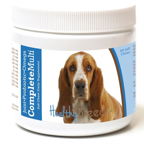 Healthy Breeds Basset Hound All in One Multivitamin Soft Chew, 60PK 192959007310 - main